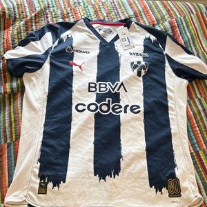 Puma Monterrey Home Pro  24/25  Authentic Men's Soccer  Jersey Size xL nwt